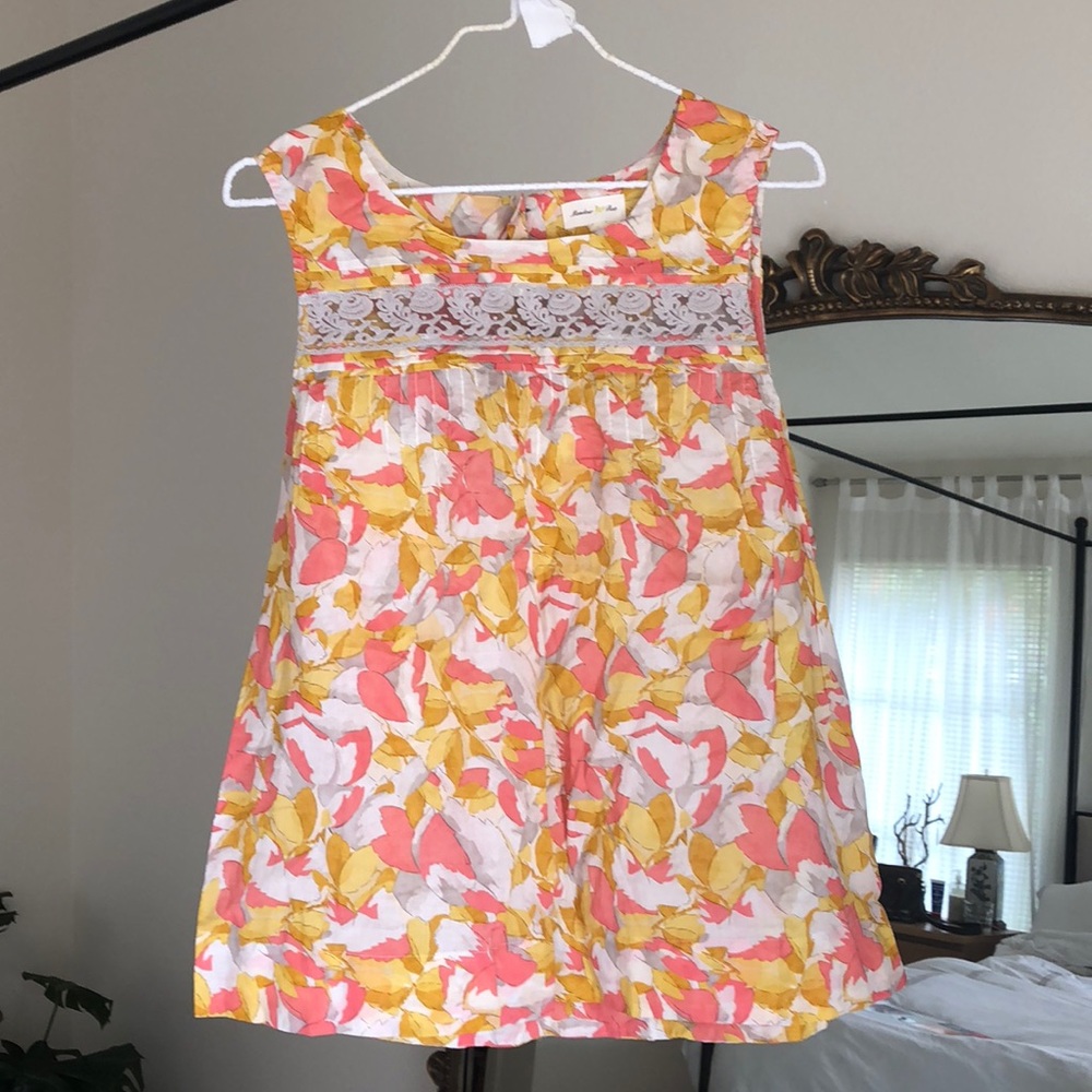 Anthropologie ‘Meadow Rue’ Floral Top